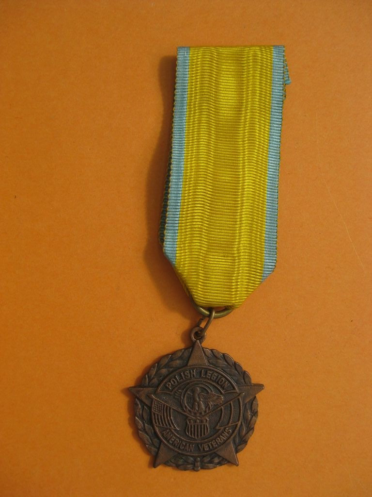 H.W.  -   -   USA american Veterans Polish Legion Medal