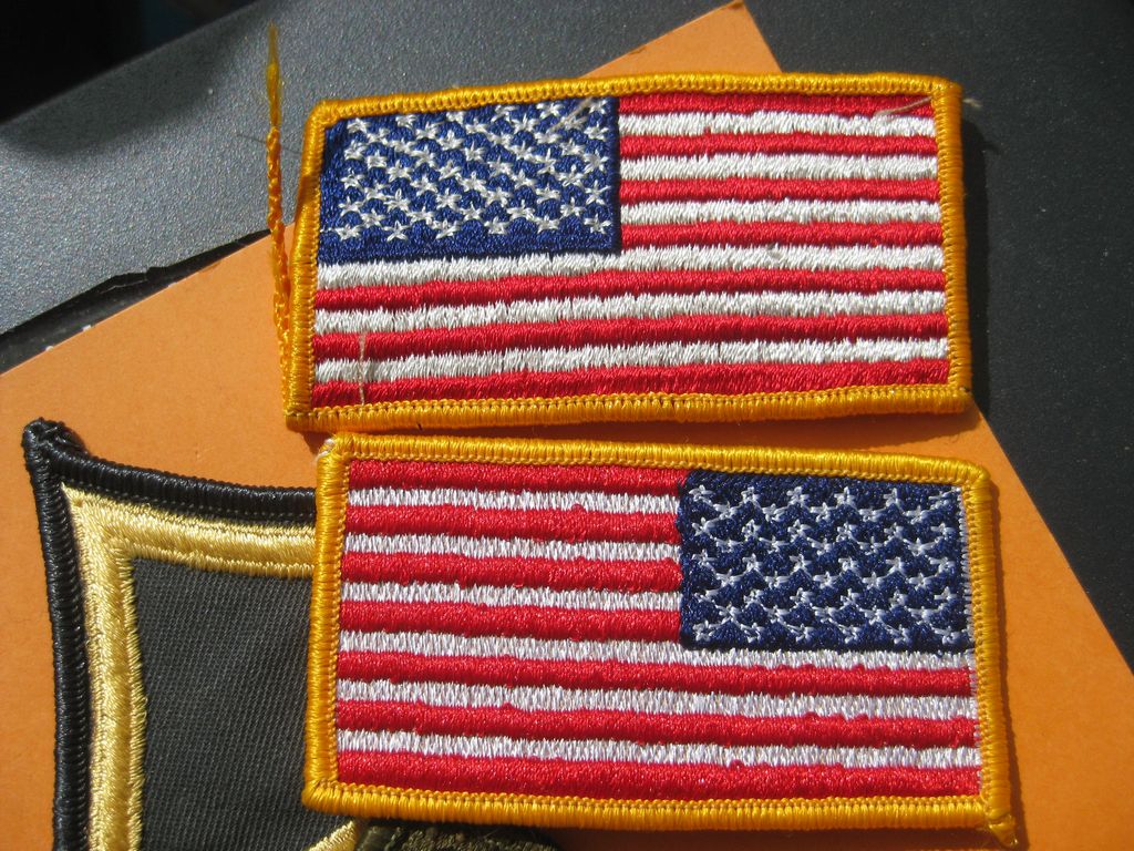 USA Effekten Uniformabzeichen Ärmelabzeichen