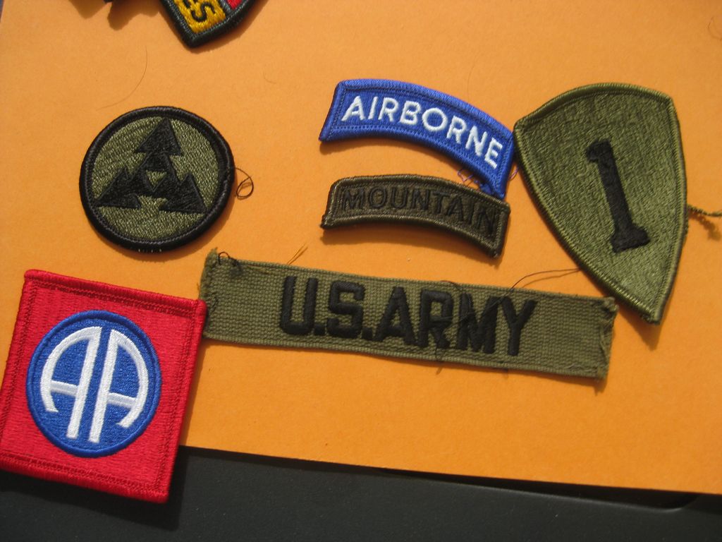 USA Effekten Uniformabzeichen Ärmelabzeichen