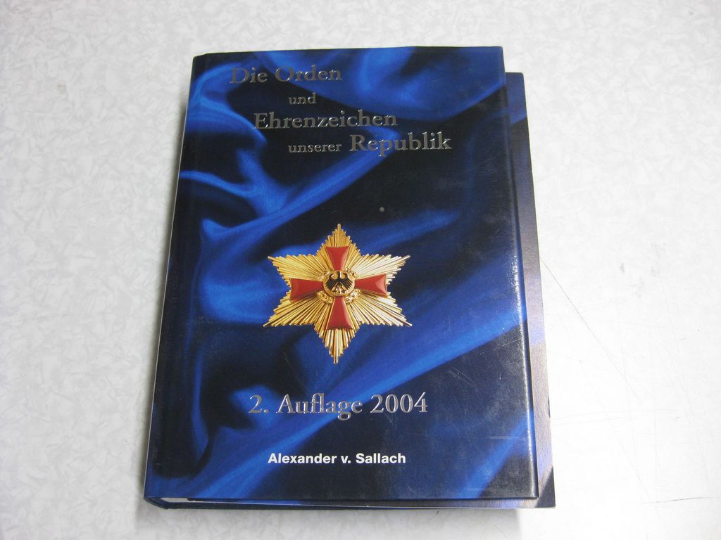 Ordenskatalog Buch Die Orden und Ehrenzeichen unserer Republik BRD Deutschland