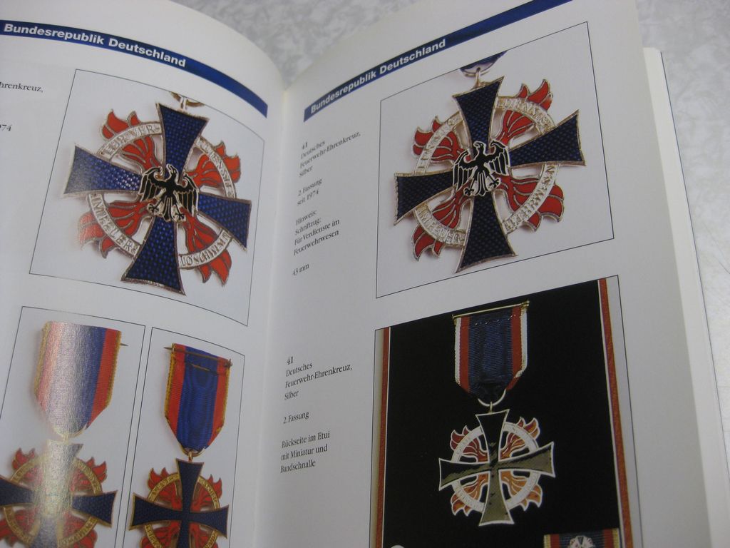 Ordenskatalog Buch Die Orden und Ehrenzeichen unserer Republik BRD Deutschland