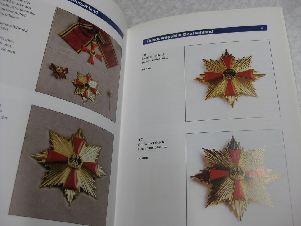 Ordenskatalog Buch Die Orden und Ehrenzeichen unserer Republik BRD Deutschland