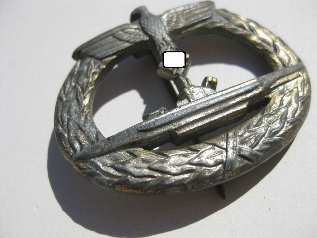 U-Bootkriegsabzeichen VARIANTE Hersteller: L/53 Hymmen Co. Unterseeboot Abzeichen Orden 3.Reich Wehrmacht