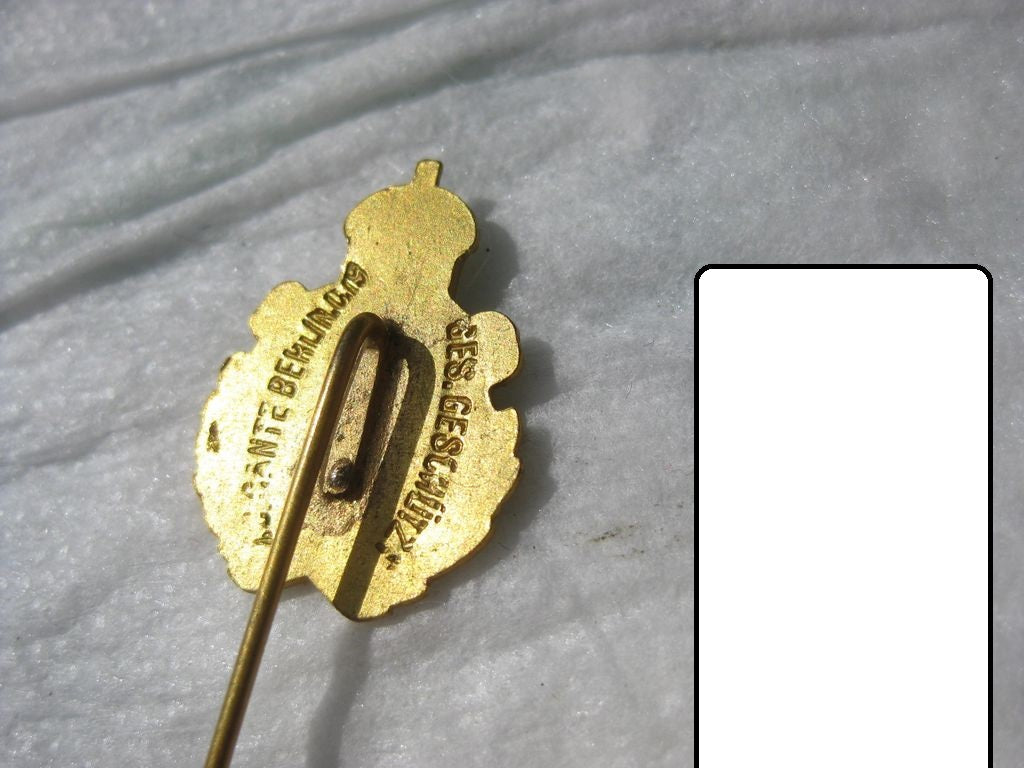 LÜBECK Mitgliedsabzeichen Stahlhelmbund / Bund der Frontsoldaten 1914 - 1918