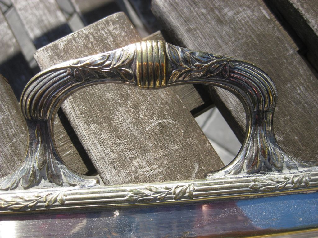 Versilbert Tablett Feld Artillerie Regiment 225 Reservistika Reservistengeschenk SEDAN Elsaß