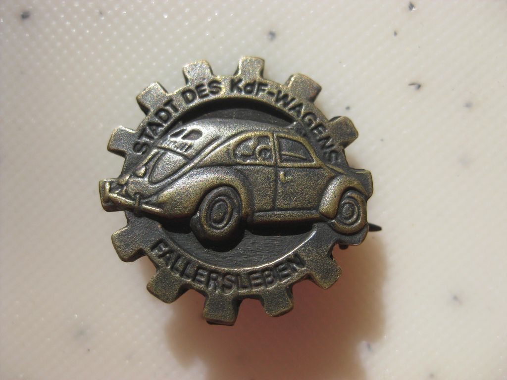 Abzeichen VOLKSWAGEN KdF - Wagen Fallersleben -Sammleranfertigung-