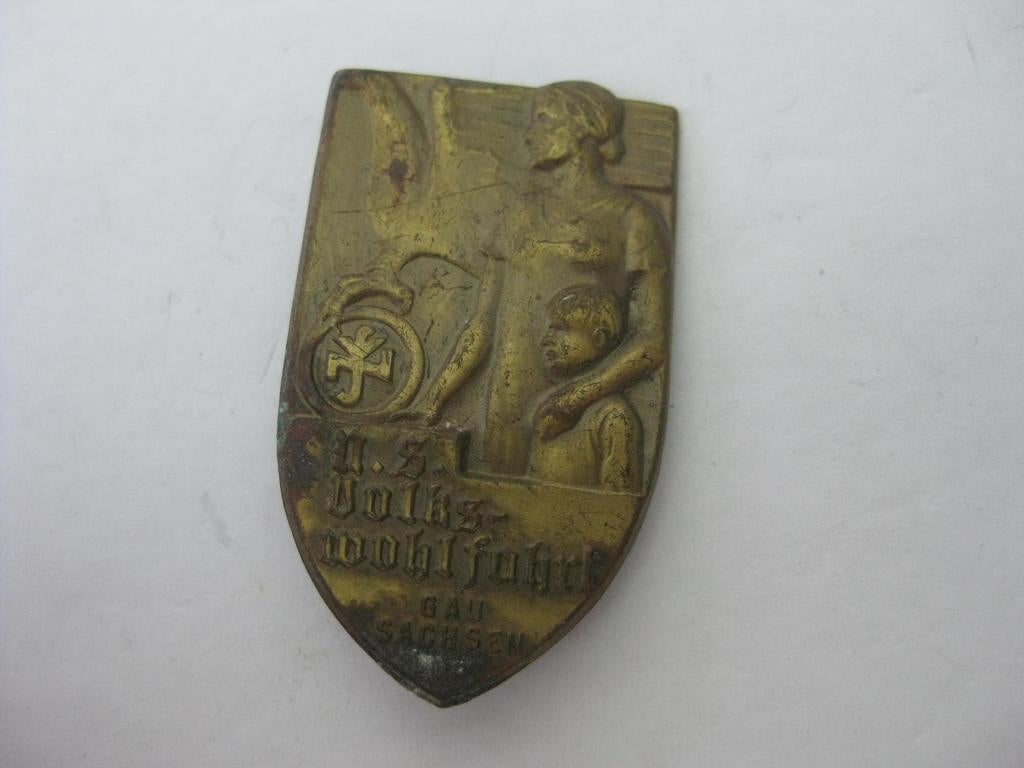 Treffabzeichen NSV Volkswohlfahrt Gau Sachsen