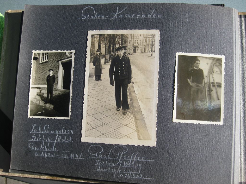 2x Fotoalbum St. Nazaire Festung St. Malo Le Havre Lorient D-Day Gefangenschaft in England 1944 bis 1947 Chadderton Oldham Manchester