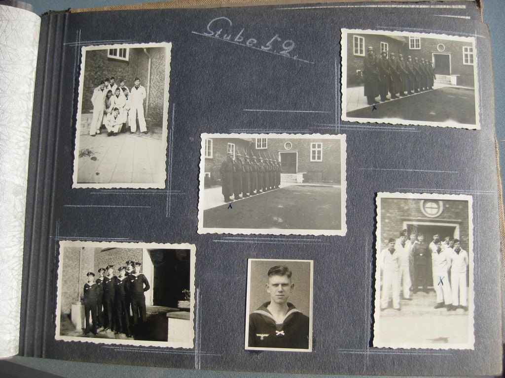 2x Fotoalbum St. Nazaire Festung St. Malo Le Havre Lorient D-Day Gefangenschaft in England 1944 bis 1947 Chadderton Oldham Manchester