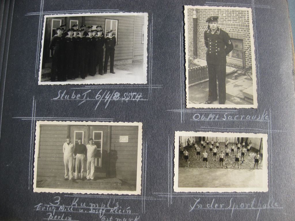 2x Fotoalbum St. Nazaire Festung St. Malo Le Havre Lorient D-Day Gefangenschaft in England 1944 bis 1947 Chadderton Oldham Manchester