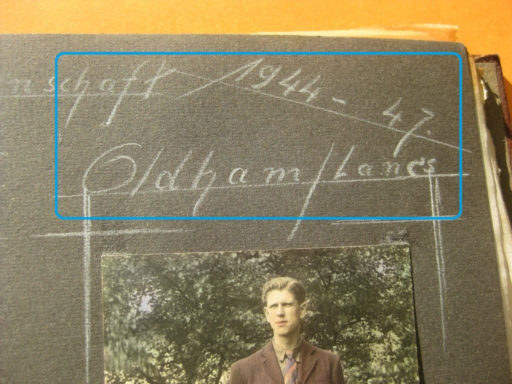 2x Fotoalbum St. Nazaire Festung St. Malo Le Havre Lorient D-Day Gefangenschaft in England 1944 bis 1947 Chadderton Oldham Manchester