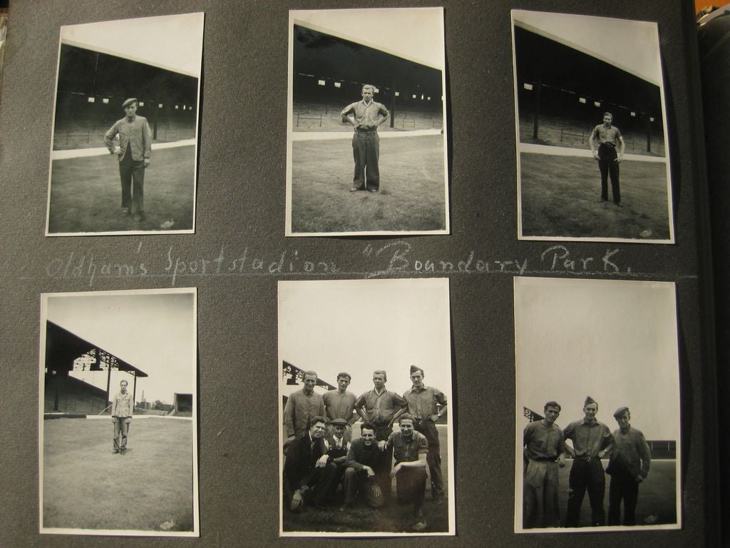 2x Fotoalbum St. Nazaire Festung St. Malo Le Havre Lorient D-Day Gefangenschaft in England 1944 bis 1947 Chadderton Oldham Manchester