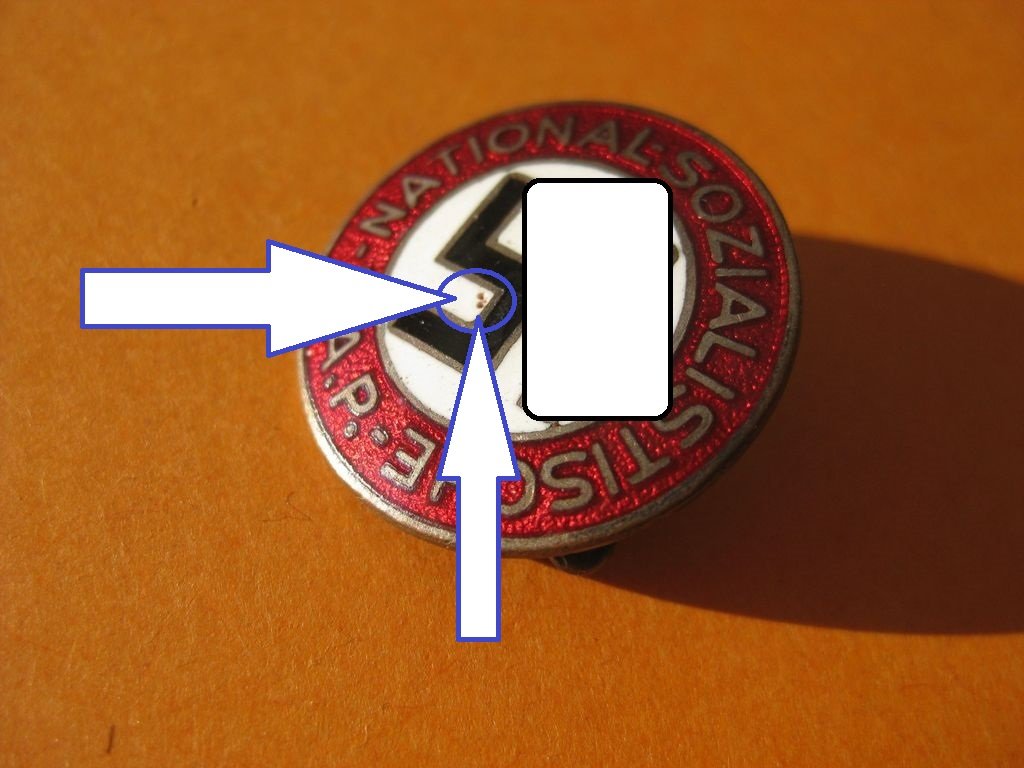 NSDAP Parteiabzeichen VOR 1933 !!!!!!!   Hersteller: Steinhauer &amp; Lück MINT CONDITION Auszeichnung Orden 3.Reich Deutschalnd