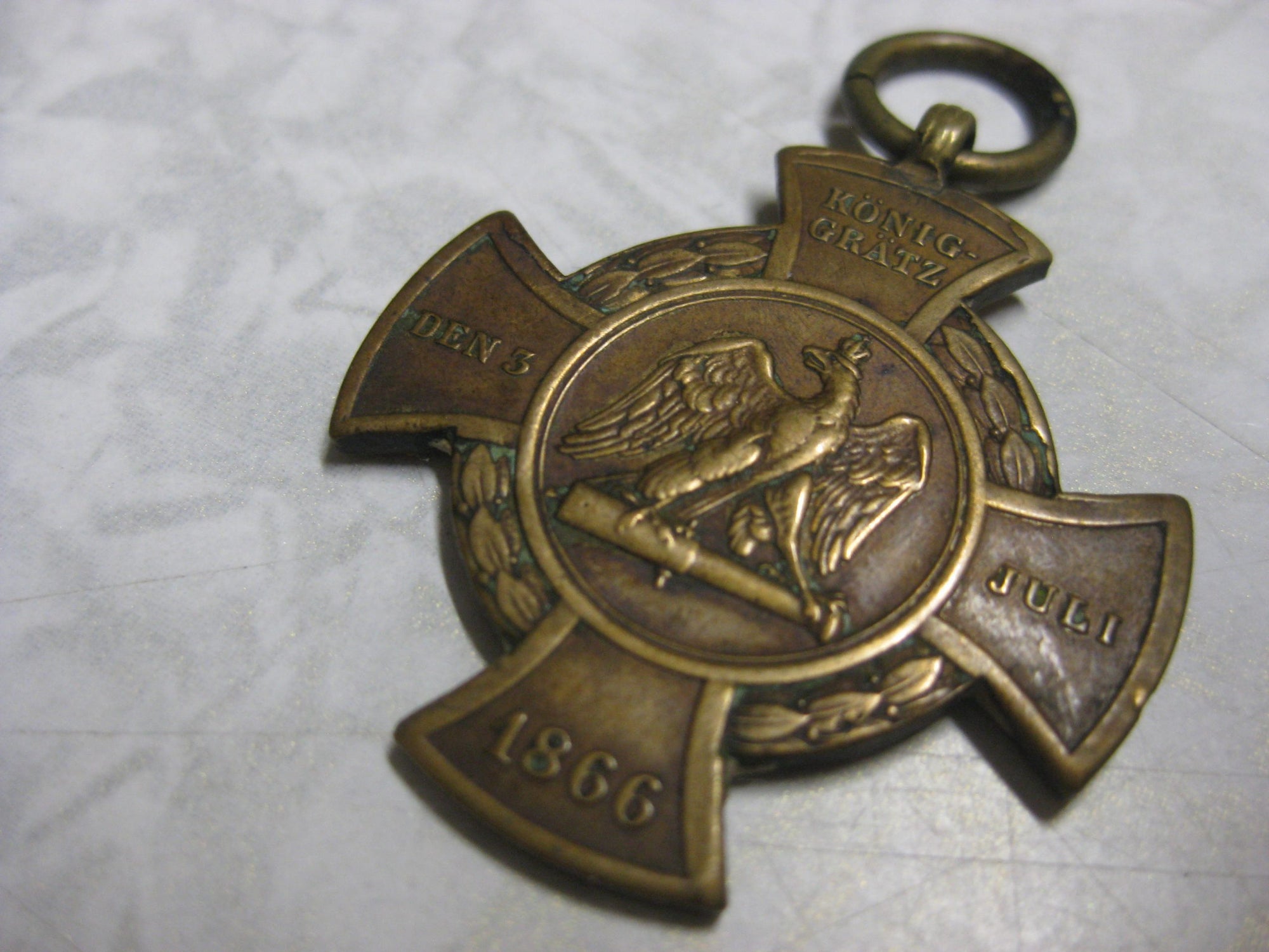 Medaille KDM Kriegsdenkmünze für Kämpfer Königgrätz 1866