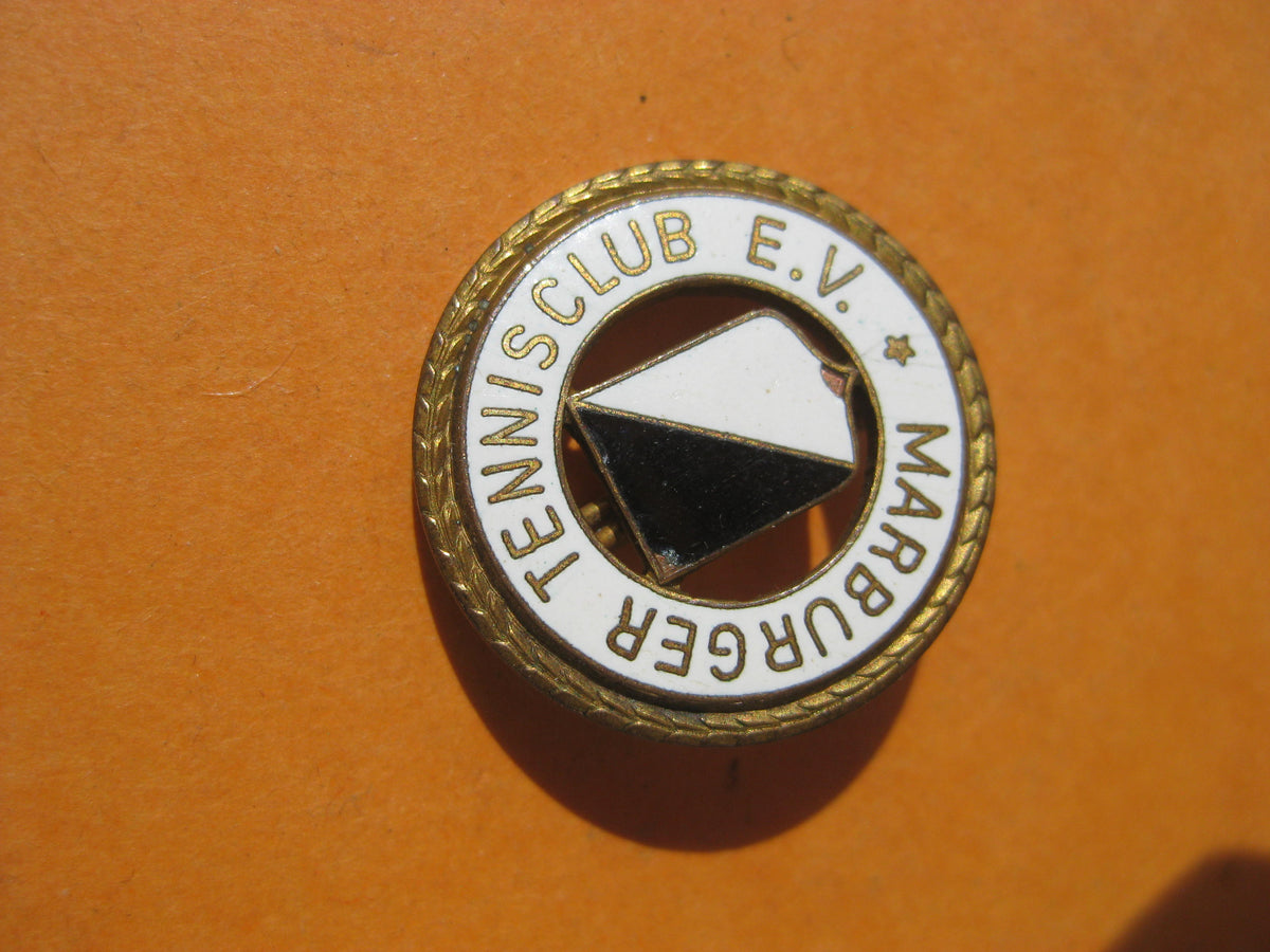 Unbekanntes ?????? Abzeichen Vereinsabzeichen Tennisverein Sportverein MARBURG  ???