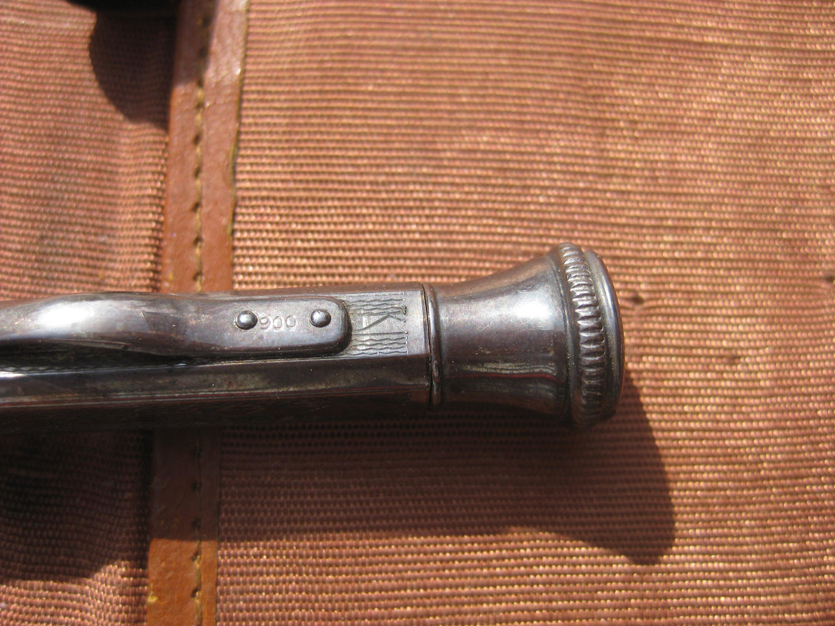 Fahrradmarke Mitgliedsabzeichen Emil Hahn in Backnang 1938 in SILBER 900er