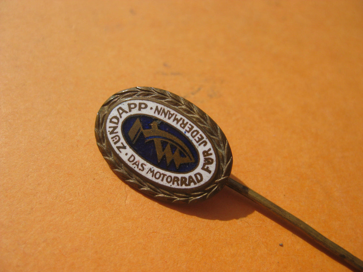 Fahrradmarke Mitgliedsabzeichen Motorradmarke ZÜNDAPP