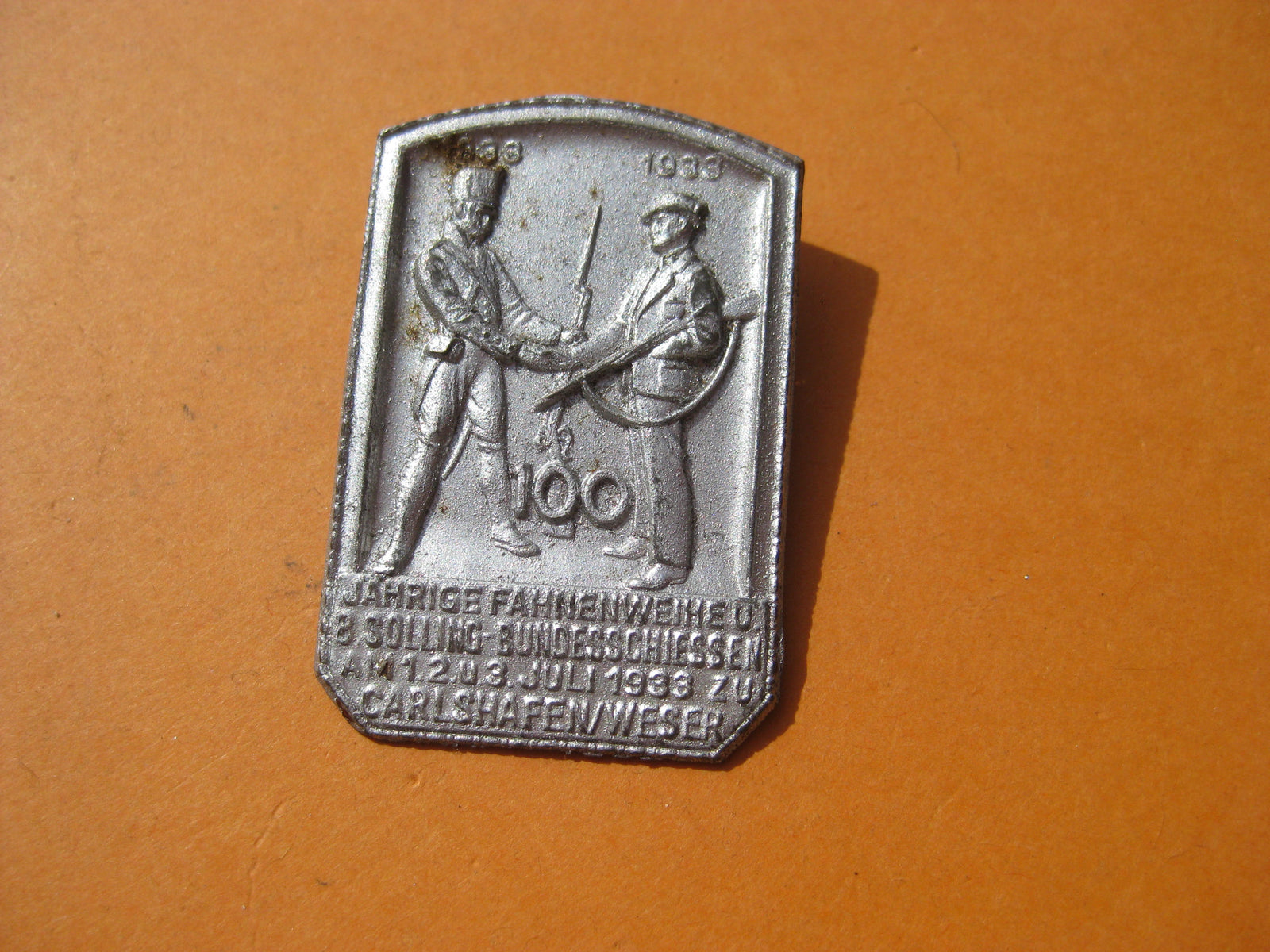 Abzeichen Schützenabzeichen Schützenverein CARLSHAFEN 1933 Bad Karlshafen