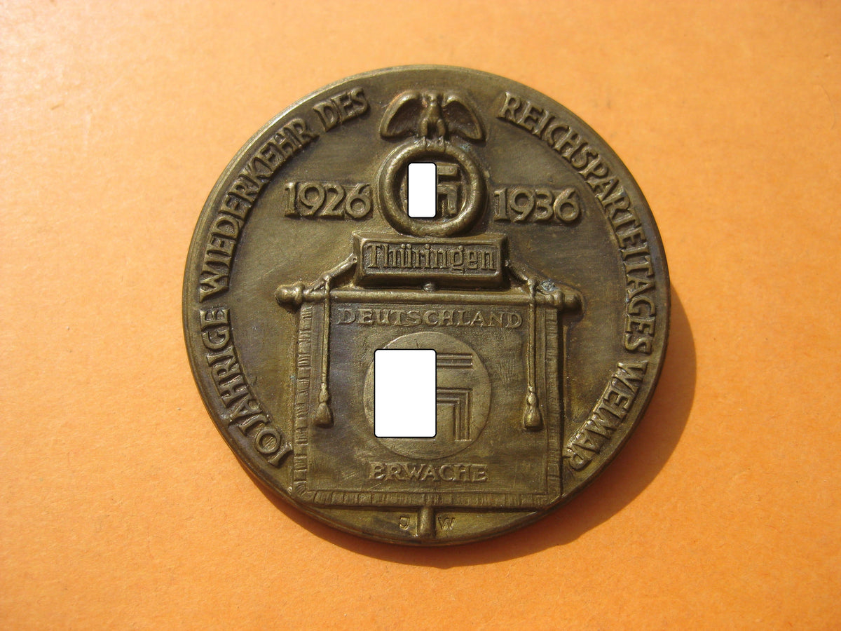 Abzeichen NSDAP Reichsparteitag Weimar 1926 - 1936 Thüringen