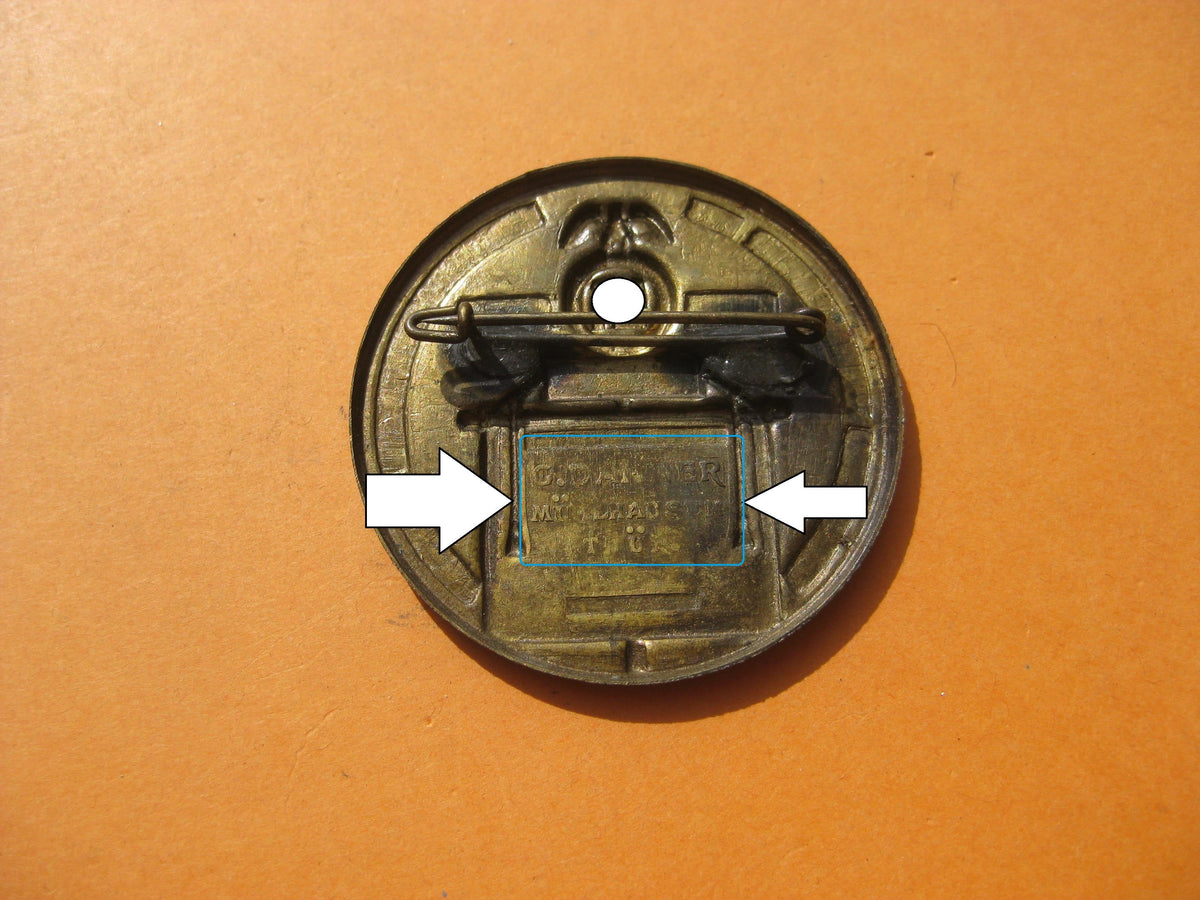 Abzeichen NSDAP Reichsparteitag Weimar 1926 - 1936 Thüringen