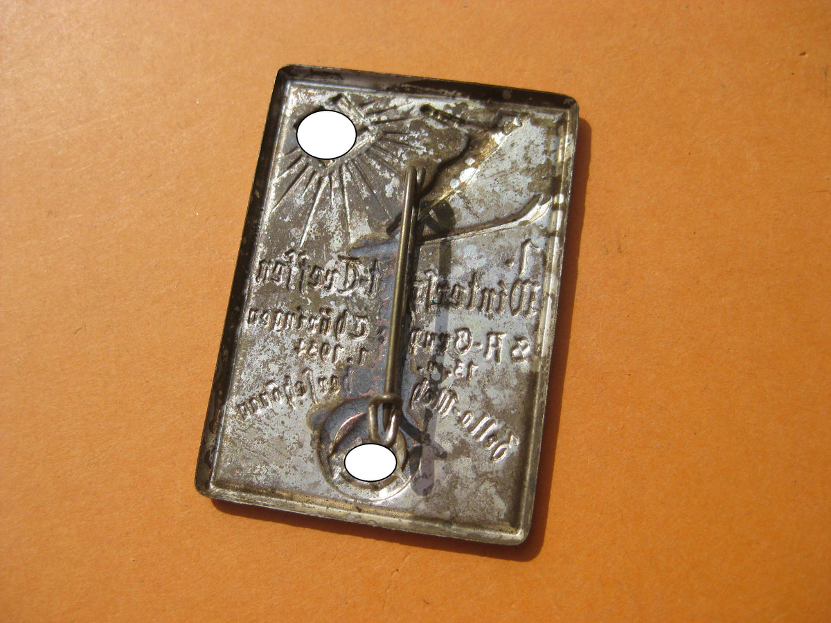 Abzeichen SA Abzeichen Sportfest Zella-Mehlis SA-Gruppe Thüringen Oberschönau