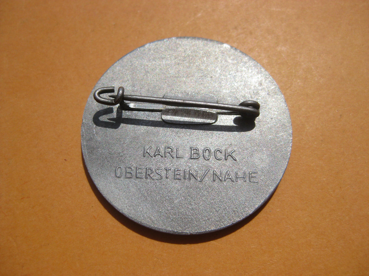 Abzeichen Tag der Arbeit am 1. Mai 1936  Hersteller: Karl Bock in Oberstein / Nahe