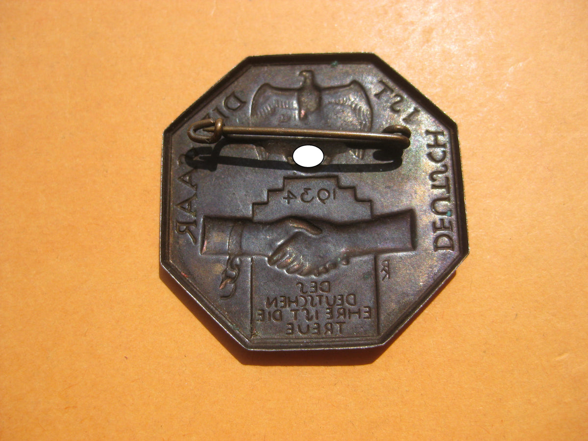 Abzeichen Deutsch ist die Saar 1934