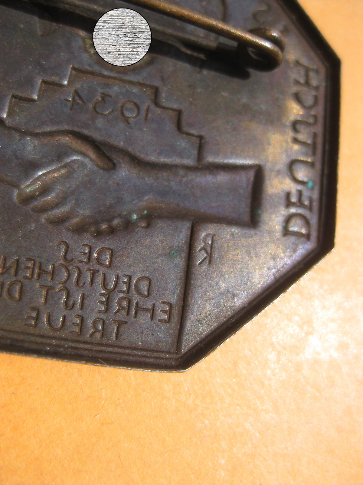 Abzeichen Deutsch ist die Saar 1934