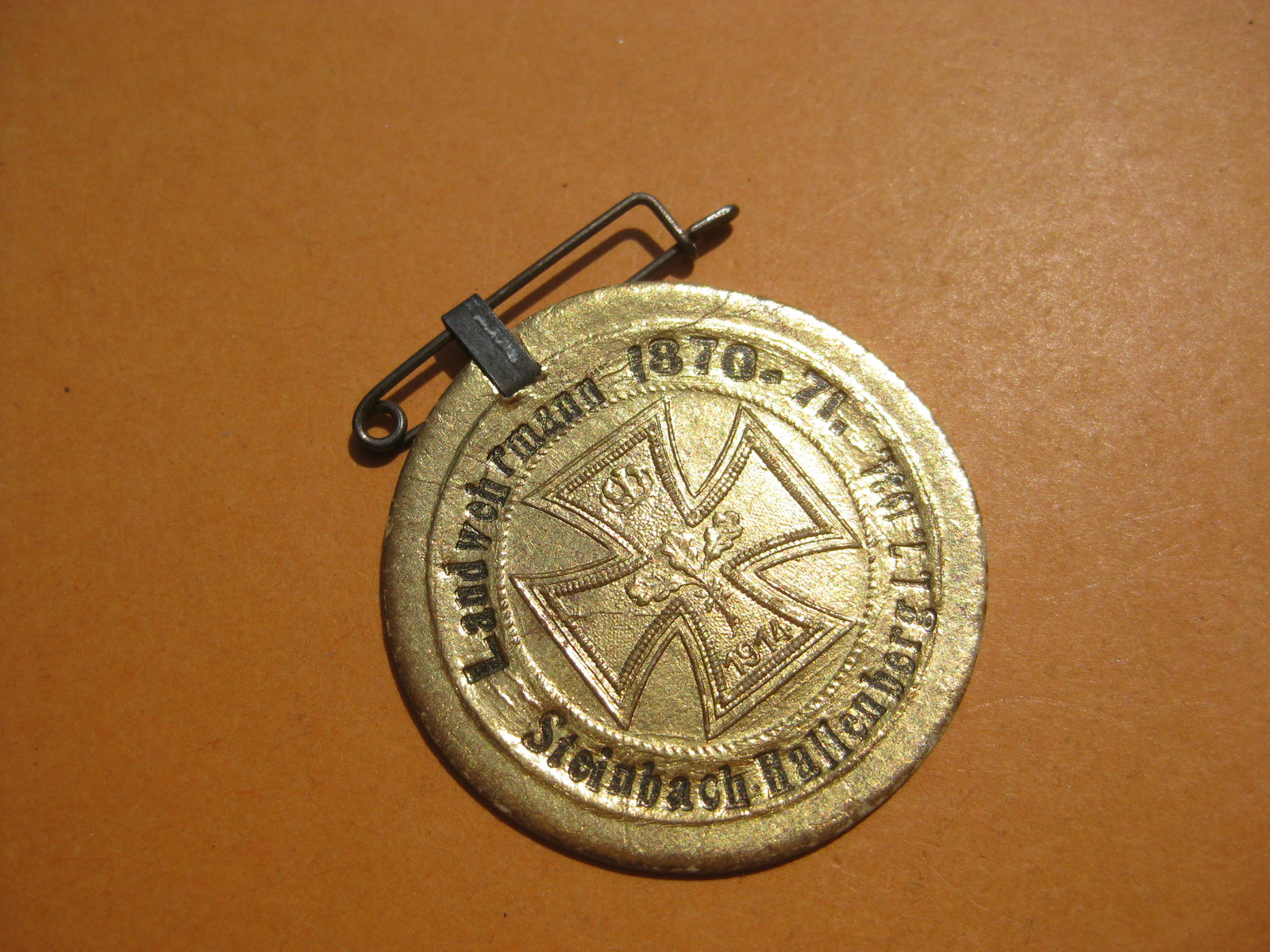 Abzeichen Steinbach Hallenberg Feier 1870/71 am 1.Juli 1934