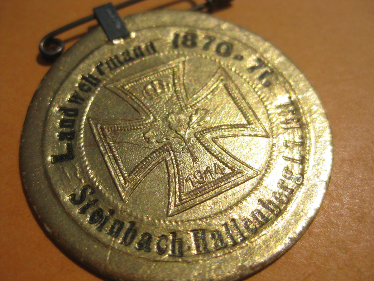 Abzeichen Steinbach Hallenberg Feier 1870/71 am 1.Juli 1934