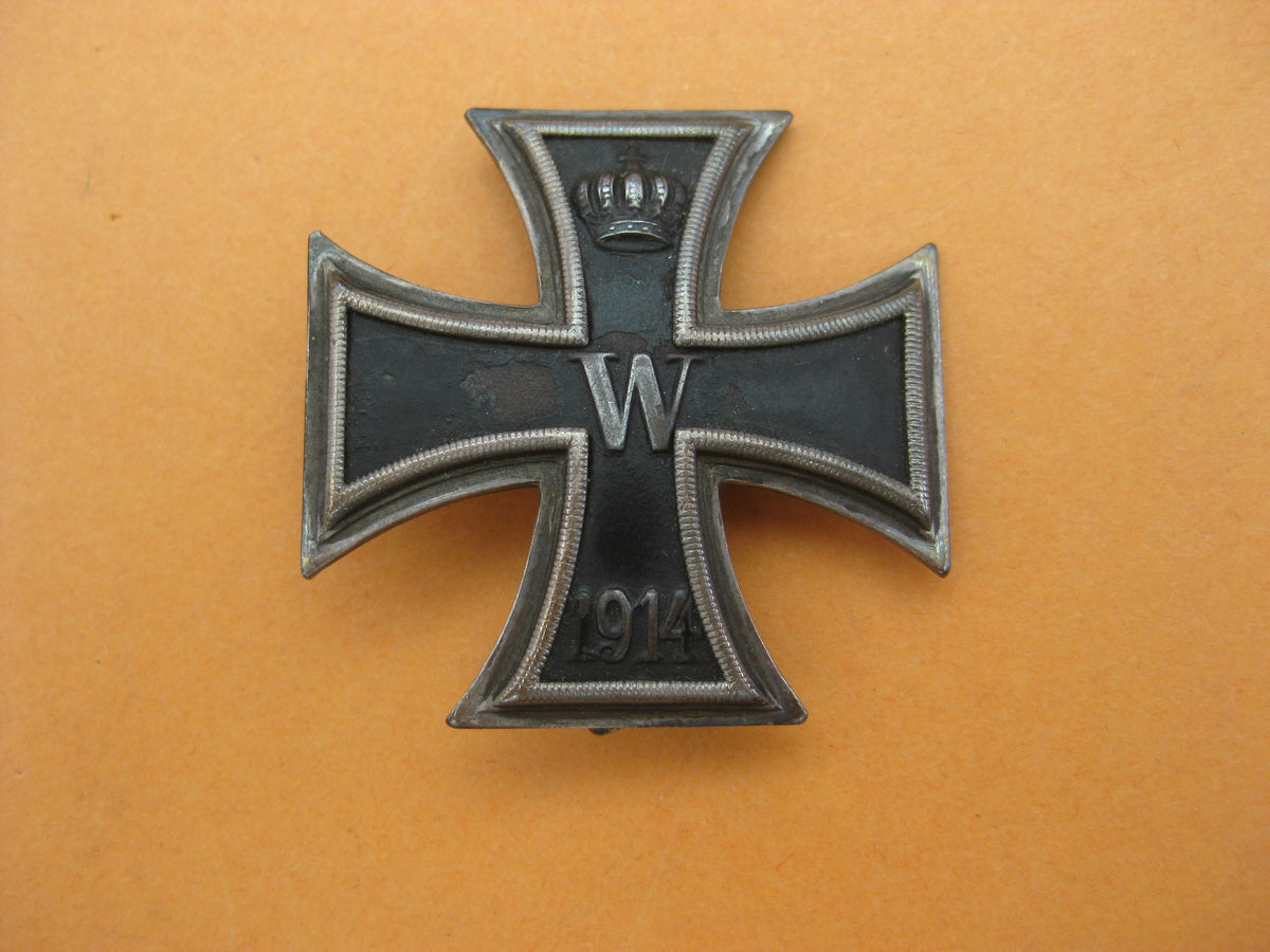Eisernes Kreuz 1.Klasse von 1914 (EK1/14) unbekannter Hersteller mit Trägergravur