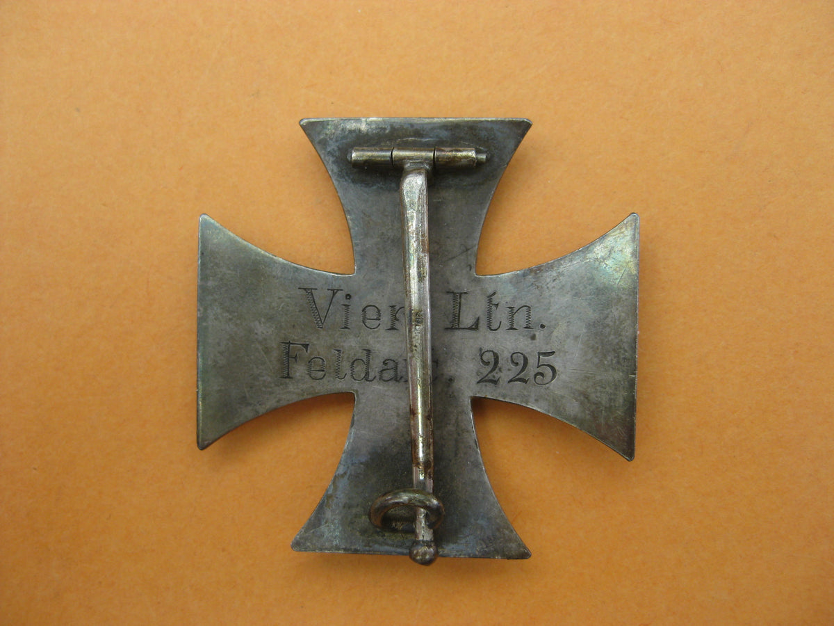 Eisernes Kreuz 1.Klasse von 1914 (EK1/14) unbekannter Hersteller mit Trägergravur