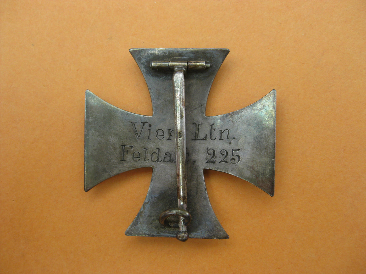 Eisernes Kreuz 1.Klasse von 1914 (EK1/14) unbekannter Hersteller mit Trägergravur