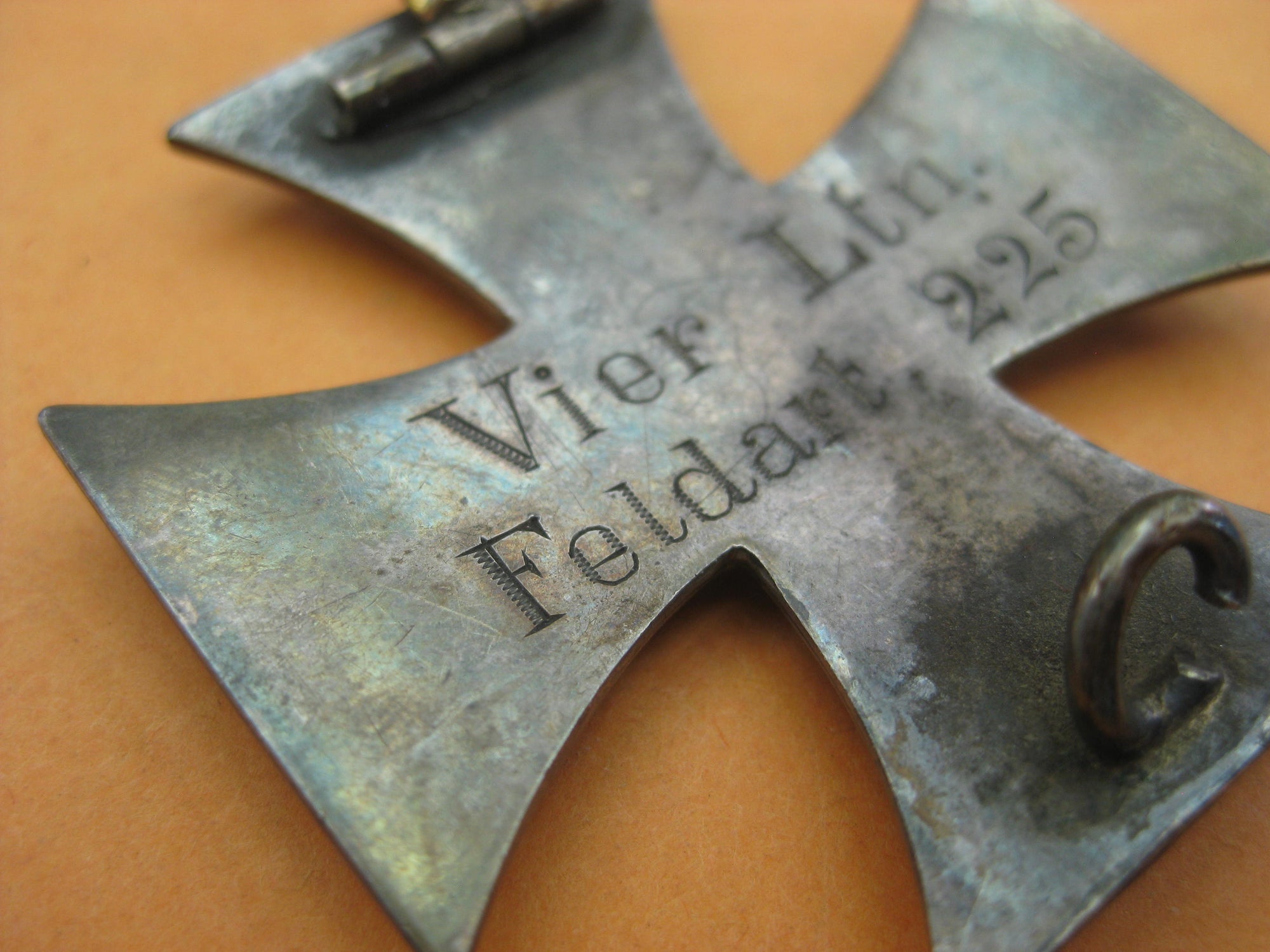 Eisernes Kreuz 1.Klasse von 1914 (EK1/14) unbekannter Hersteller mit Trägergravur