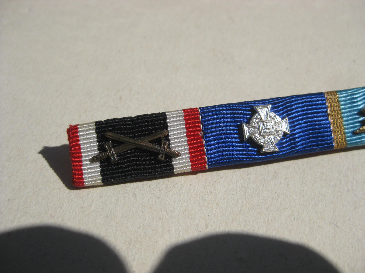 Extrem seltene 4er Bundeswehr Feldspange / Miniatur 1939 Ordensspange Rumänien