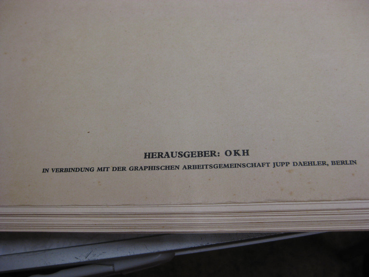 Panzergrenadiere - Mappe mit 21 Drucken (komplett ) von Walter Gotschke 1942 Buch Heft