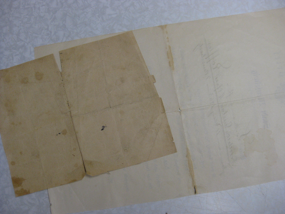 Urkunde Bürgerrecht der Stadt Meuselwitz im Herzogtum Sachsen-Altenburg