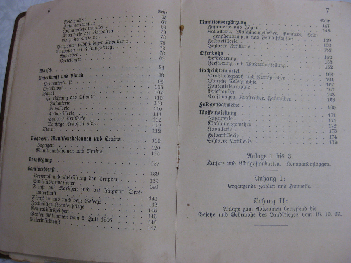 Originalausgabe Dienstvorschrift Felddienst - Ordnung  Heeresdienstvorschrift 267 SELTEN !!