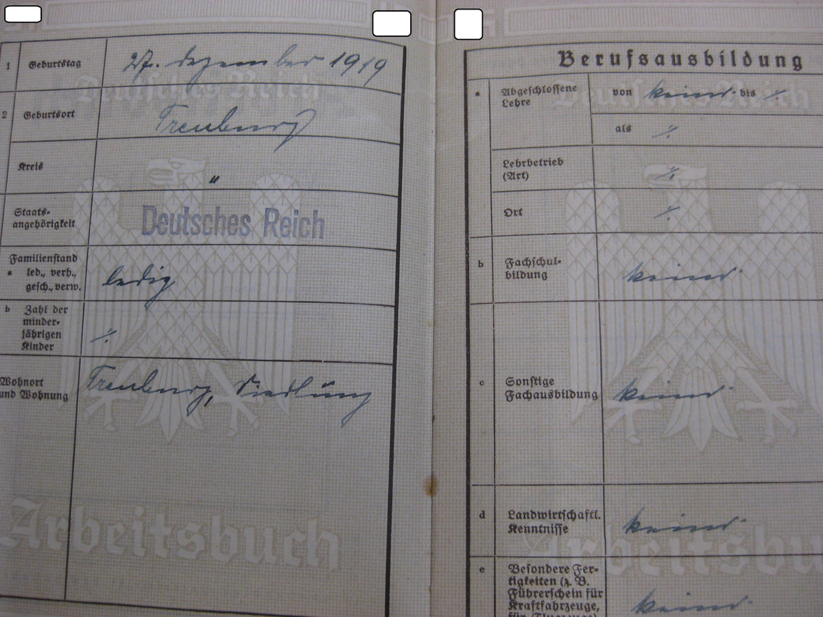 Verleihungsurkunden Luftwaffe Ärmelband  KRETA Fallschirmschützenabzeichen