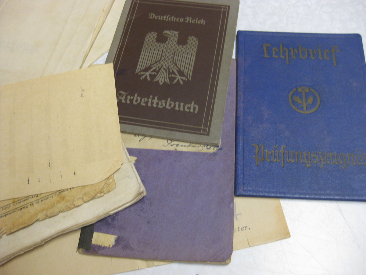 Verleihungsurkunden Luftwaffe Ärmelband  KRETA Fallschirmschützenabzeichen