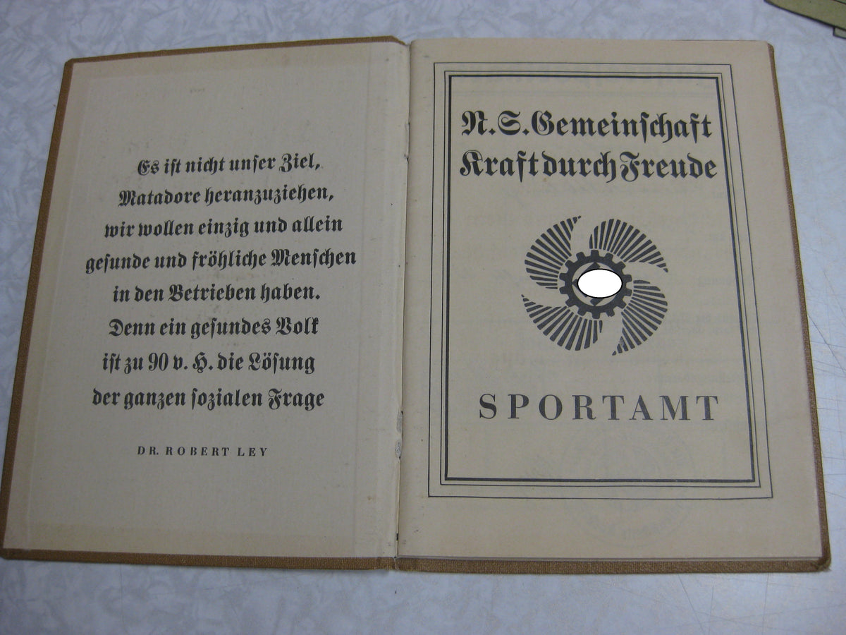 Paß Hitlerjugend Reichs-Kulturkammer Jugendherberge etc