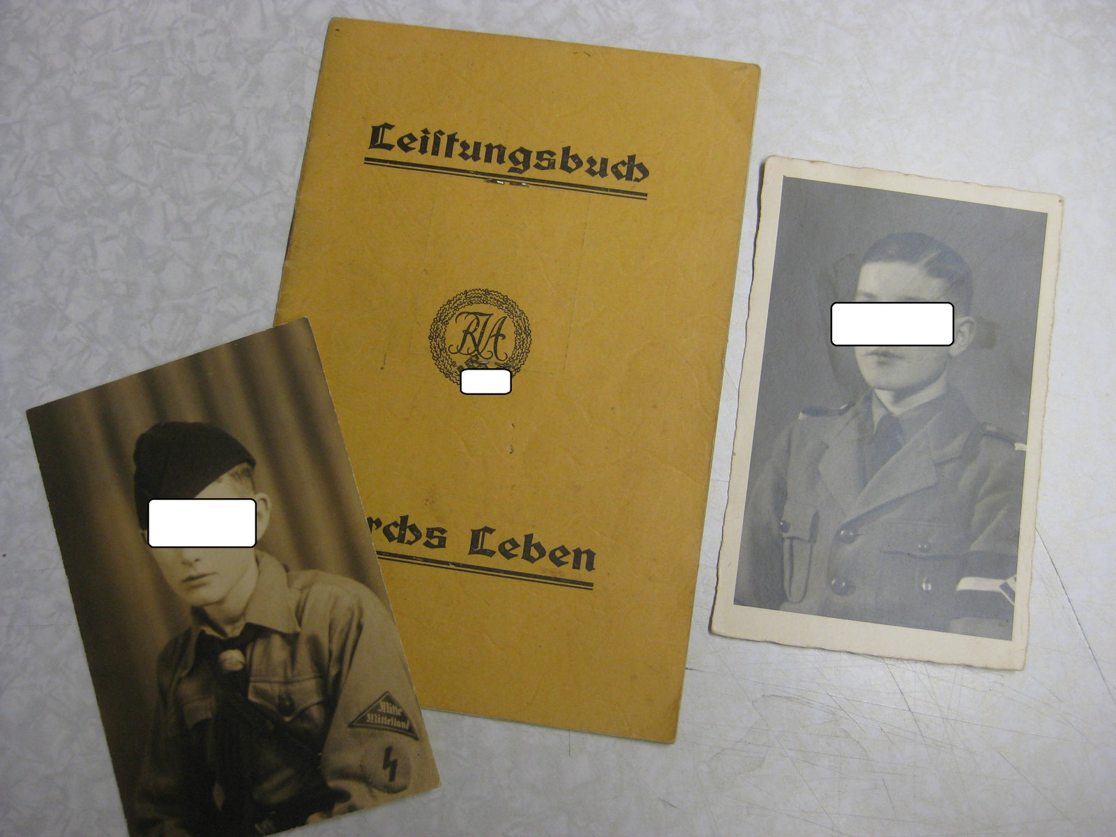 Hitlerjugend (HJ) Leistungsbuch zum Reichsjugendsportabzeichen NAPOLA / NPEA Ballenstedt