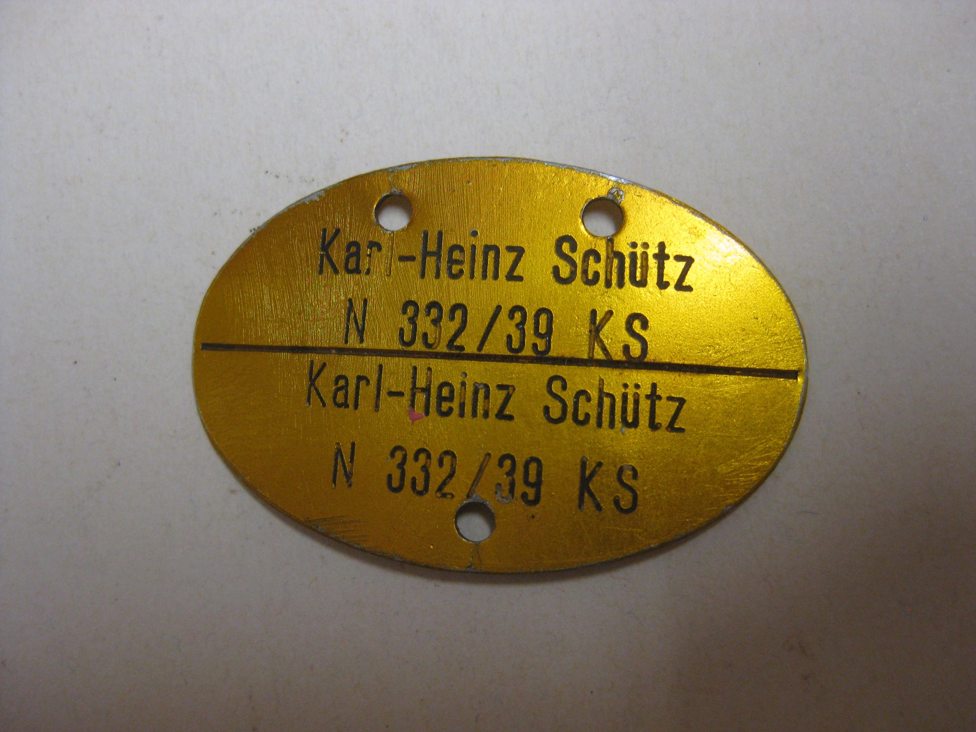 Erkennungsmarke KEIN Bodenfund !! 1000% alt und ORIGINAL Kriegsmarine