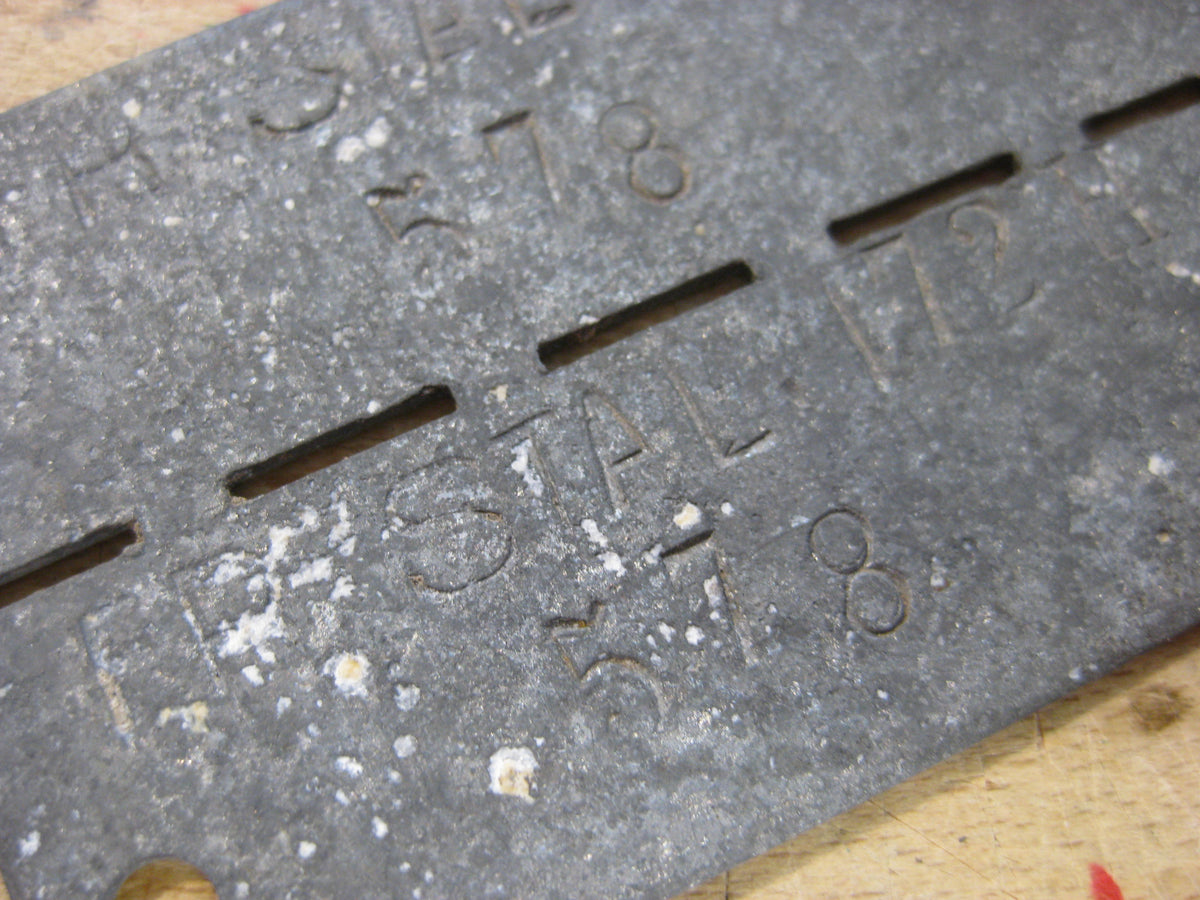 Kriegsgefangenen Erkennungsmarke1000% alt und ORIGINAL Front  STALAG 172 in Doulles Frankreich