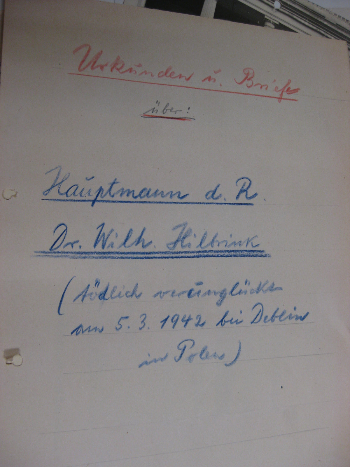 Nachlass Dokumente Hauptmann aus Dortmund Wehrmacht im Stammlager Stalag 382
