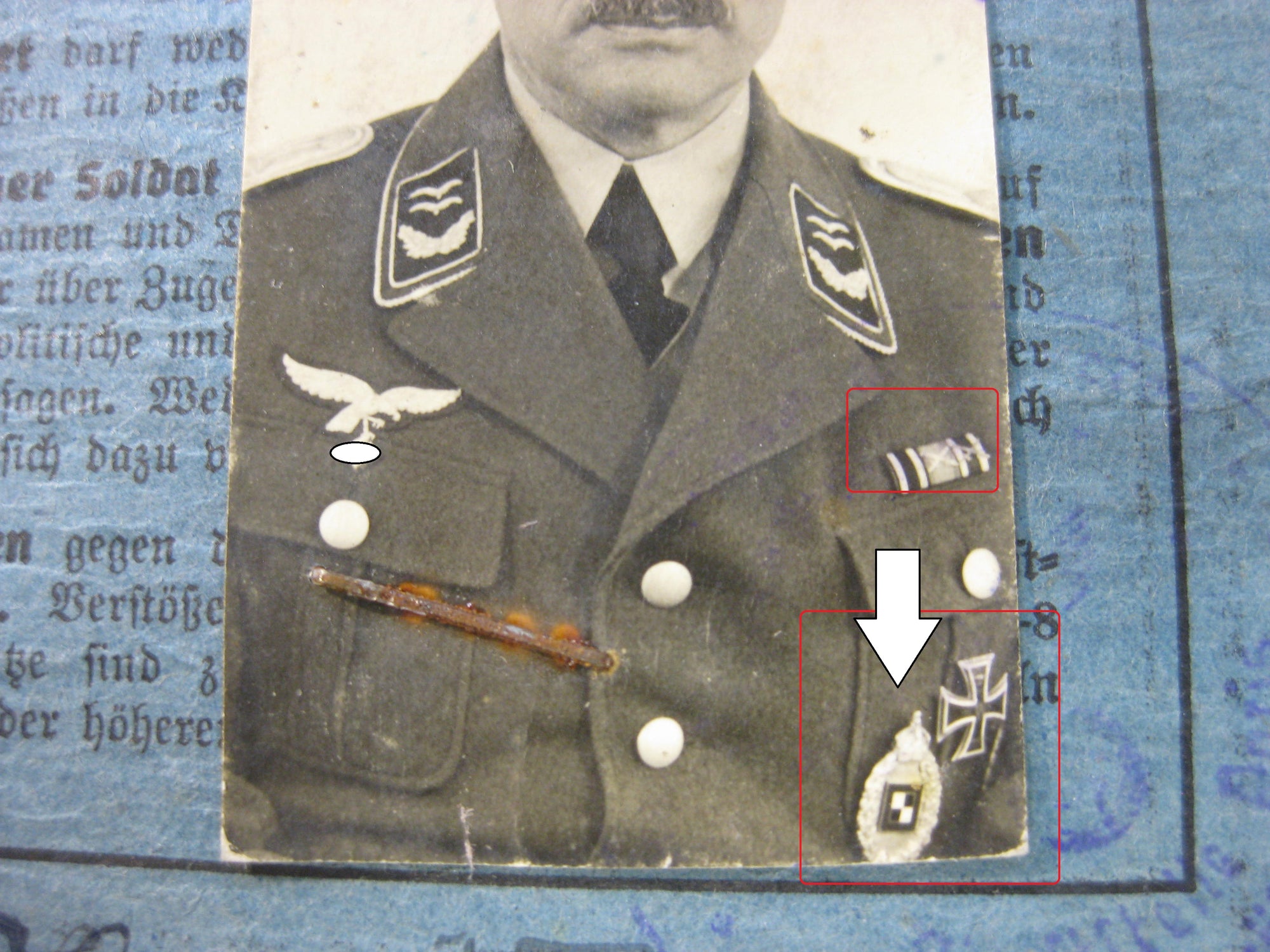 Militärpaß Soldbuch Baden Leutnant / Hauptmann VIER Luftwaffe 1. UND 2.Weltkrieg Wehrmacht