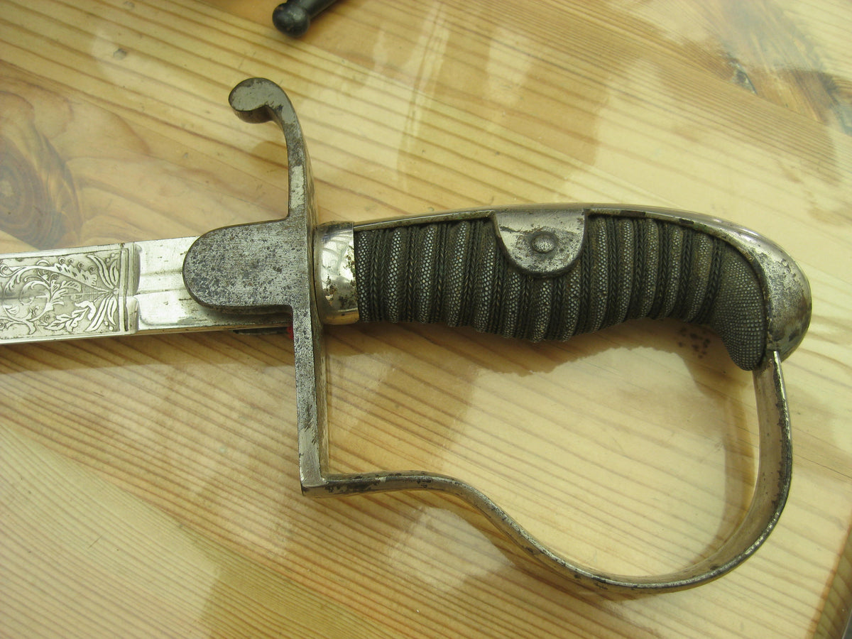 Mannschaftssäbel Säbel Artillerie neuer Art Großherzoglich Mecklenburgisches Feldartillerie Regiment No. 60