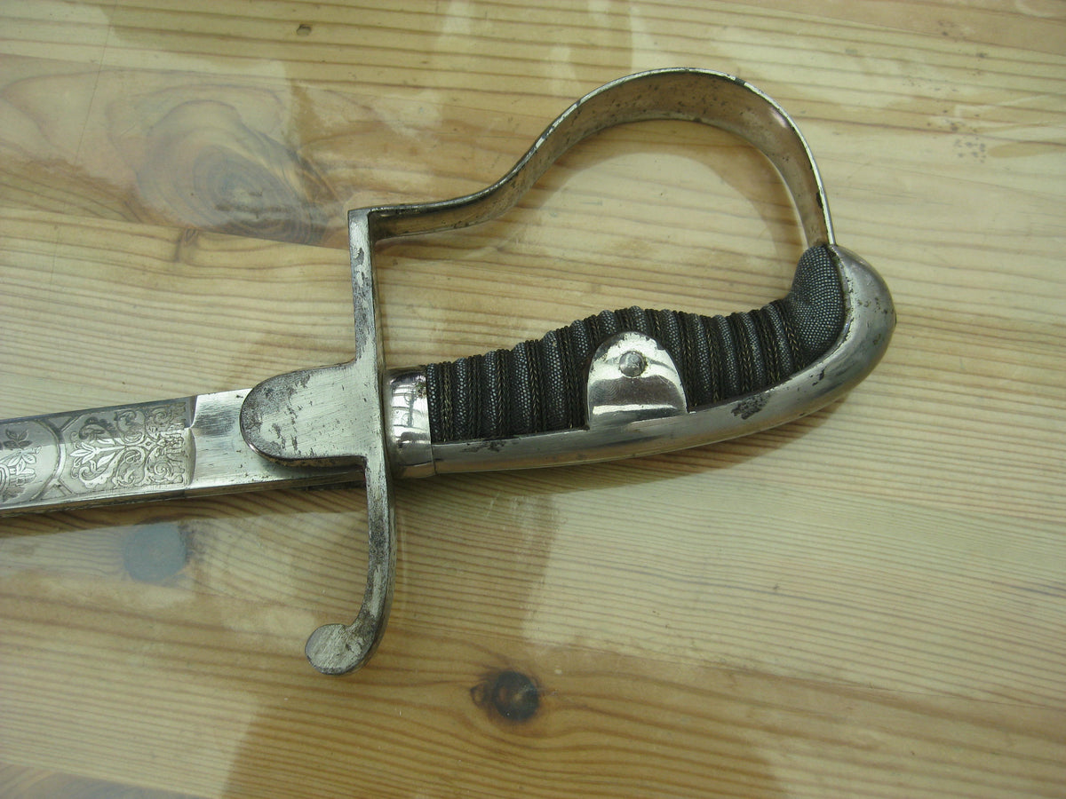 Mannschaftssäbel Säbel Artillerie neuer Art Großherzoglich Mecklenburgisches Feldartillerie Regiment No. 60