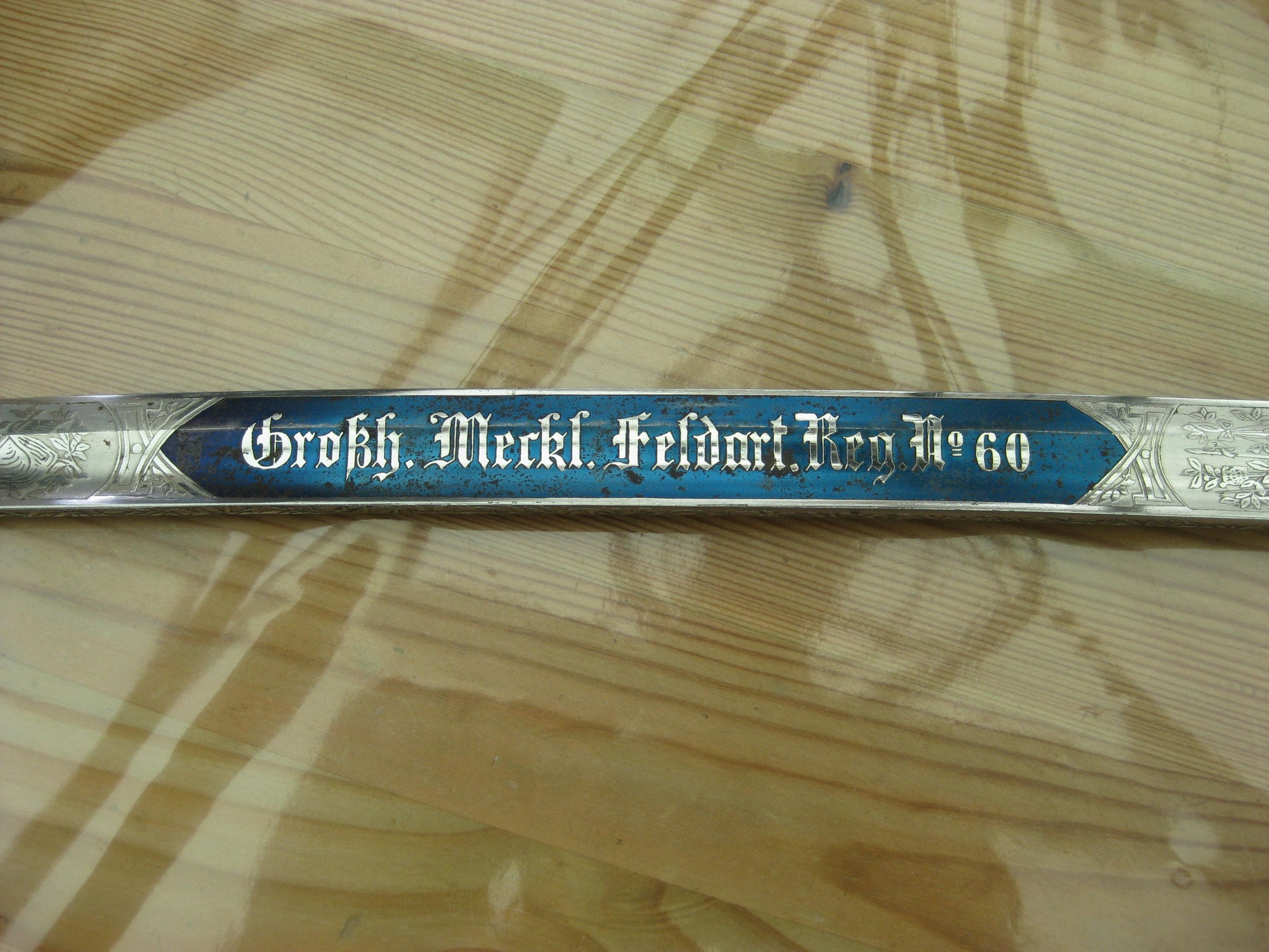 Mannschaftssäbel Säbel Artillerie neuer Art Großherzoglich Mecklenburgisches Feldartillerie Regiment No. 60
