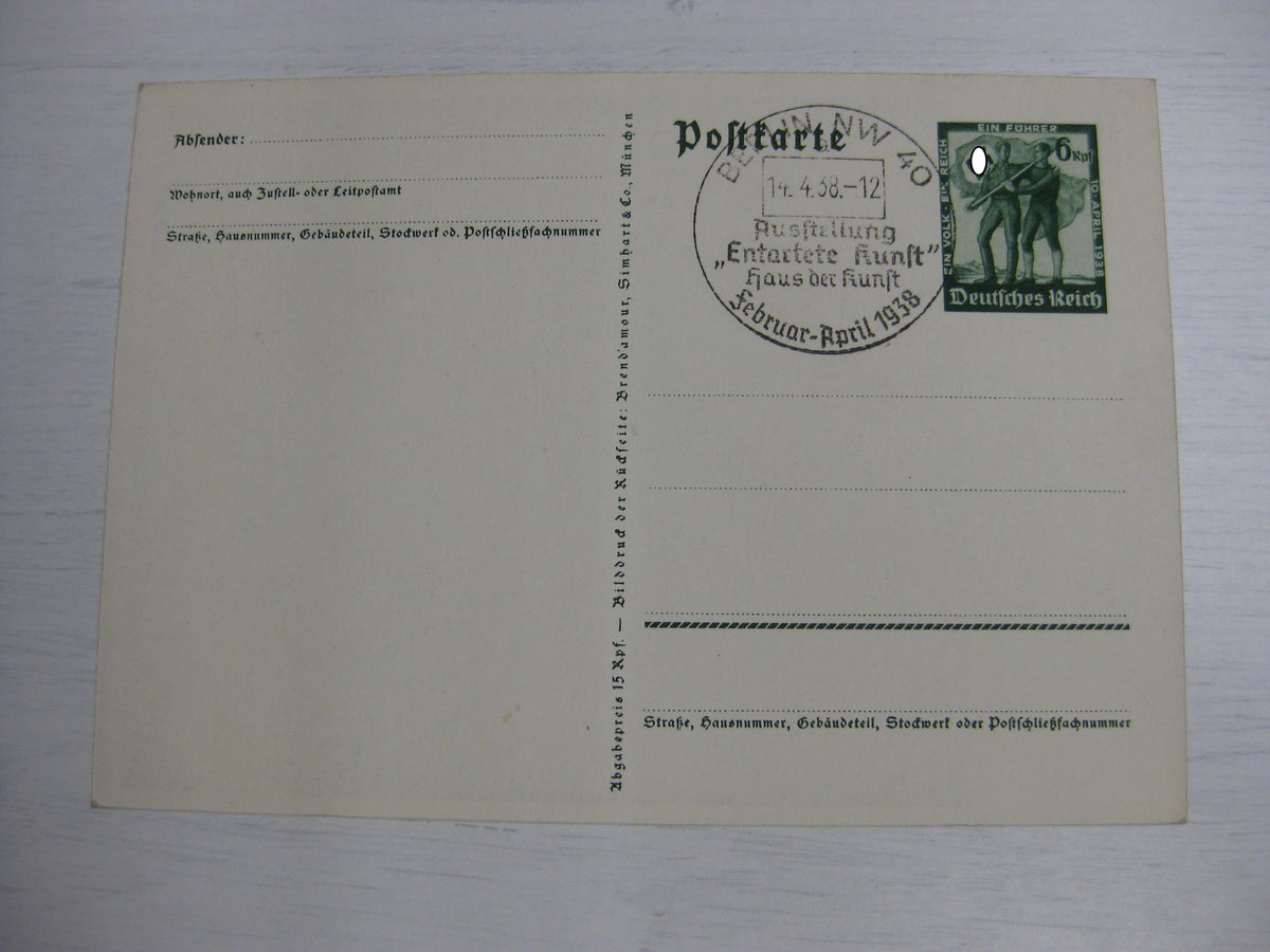 Patriotische Postkarte Adolf Hitler 3.Reich